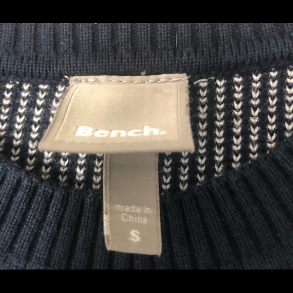 Bench - blue and white long sweater - Picture 3 of 3